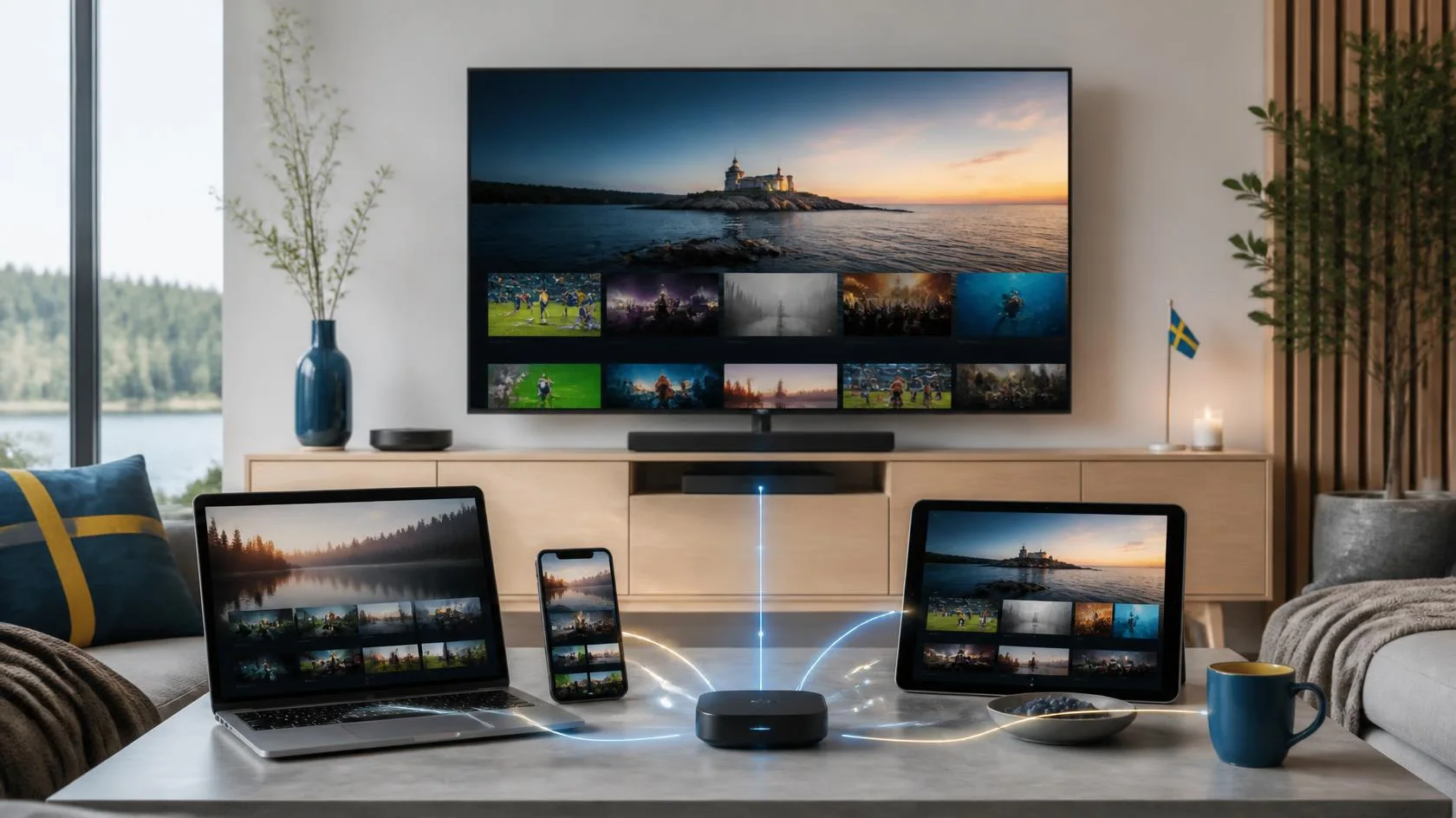 IPTV på Smart TV, TV box, mobil och dator i Sverige