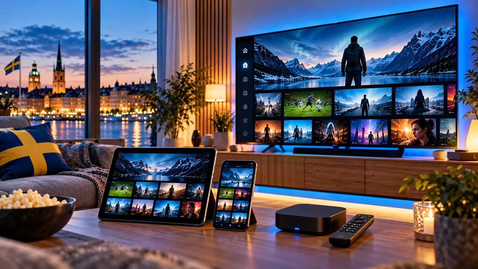 IPTV på Smart TV och IPTV box i Sverige